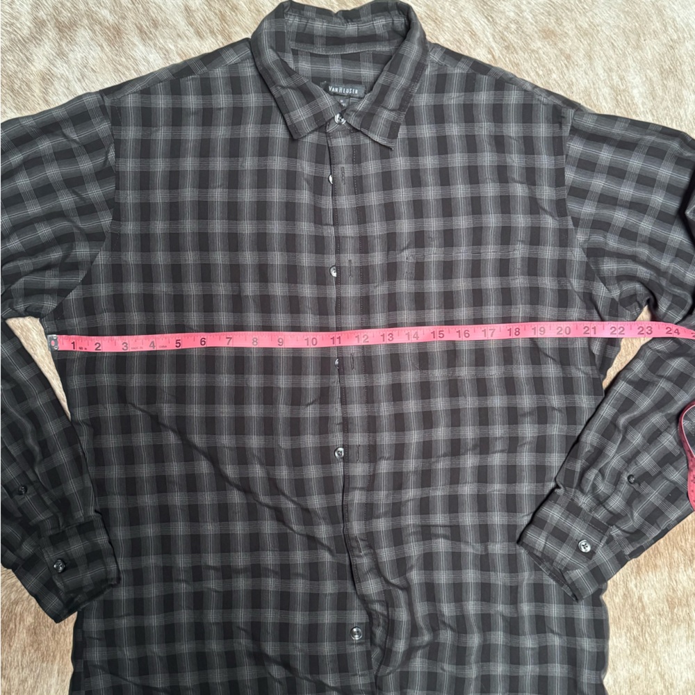Men's plaid button up  Shirt Medium - Picture 3 of 6